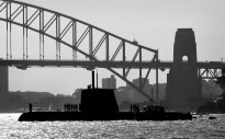 HMAS Collins arrives in Sydney Harbour. HMAS Collins is the first Collins Class submarine to visit Sydney for more than two years.