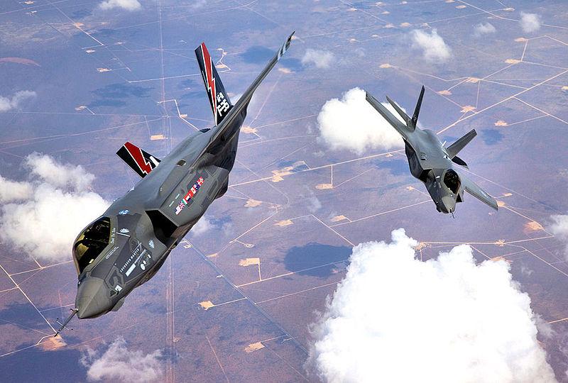 Two F-35 Lightning II Joint Strike Fighters