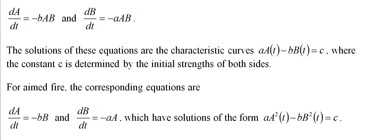 lanchester equations