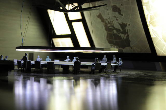 The war room, from Dr Strangelove