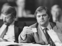 Vingtage Beazley: The Honourable Kim C Beazley MP, Minister for Aviation and Minister Assisting the Minister for Defence at Crimes Commission Conference, Parliament House, Canberra Date : 1983