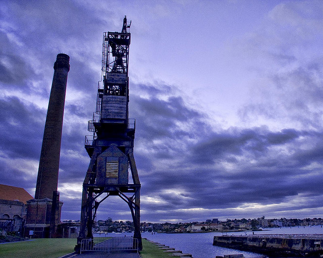Crane 8 at the old Cockatoo Island dockyards