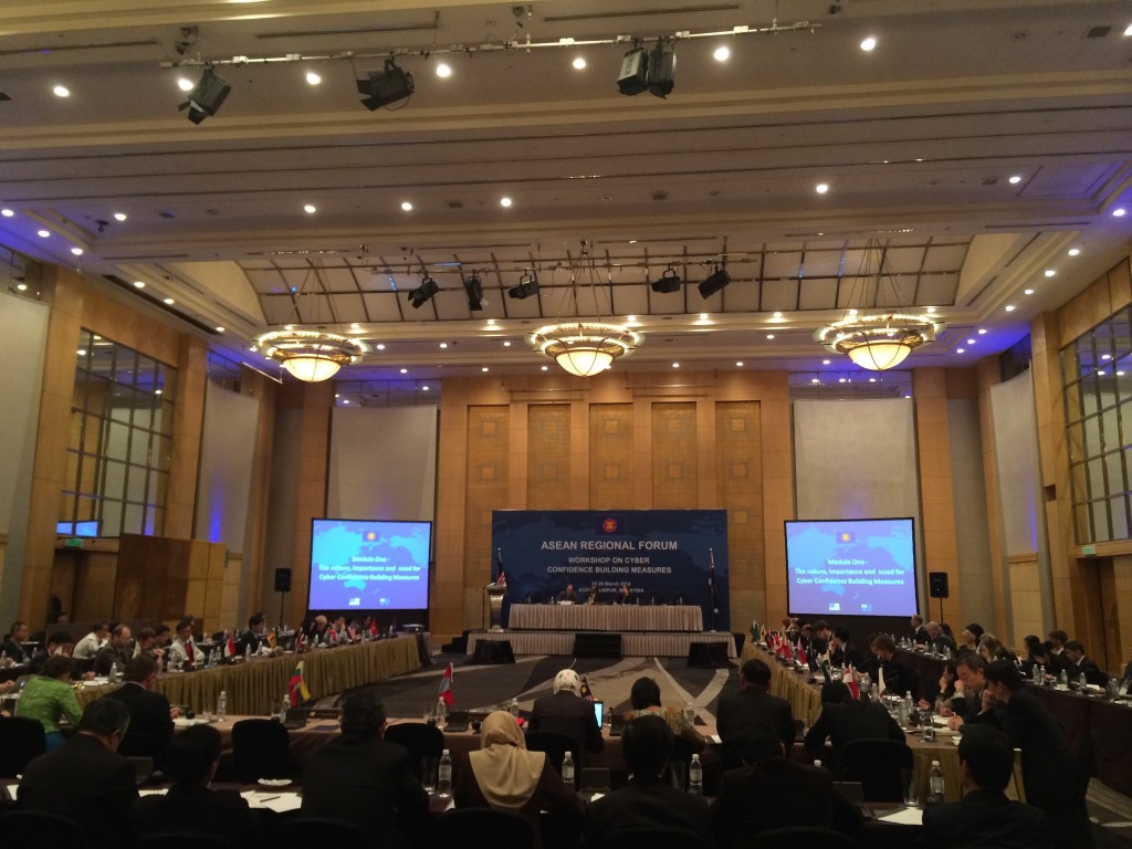 ASPI ICPC was pleased to assist in putting together the ASEAN Regional Forum cyber workshop, co-chaired by Australia and Malaysia in Kuala Lumpur, 25-26 March