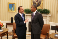 Prime Minister Abbott recently met with President Obama where they discussed the ANZUS relationship.