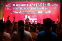Joko Widodo at INTI (Indonesian born Chinese Association) meet and greet event, June 2014.