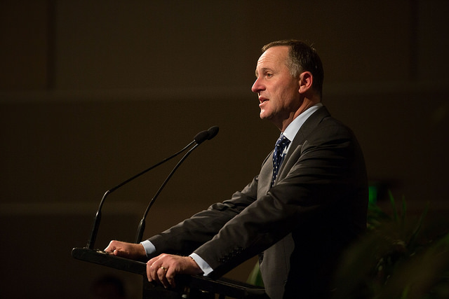 John Key at the ICSU General Assembly opening ceremony