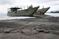 The Australian Army Landing Craft Medium is another capability that links land and sea.