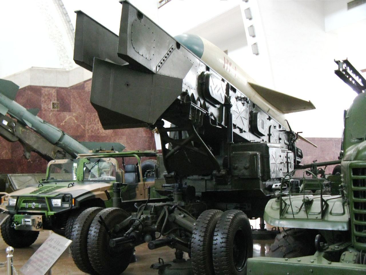 HY-1 launch vehicle in the Beijing military museum.