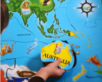 Putting Australia on the world map.