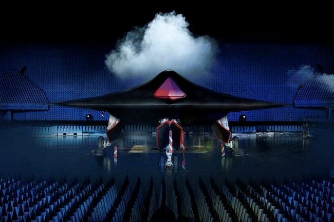 A prototype unmanned combat aircraft of the future, Taranis, has been unveiled by the MOD