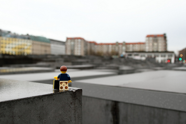 Travels of badger - Berlin Holocaust Memorial
