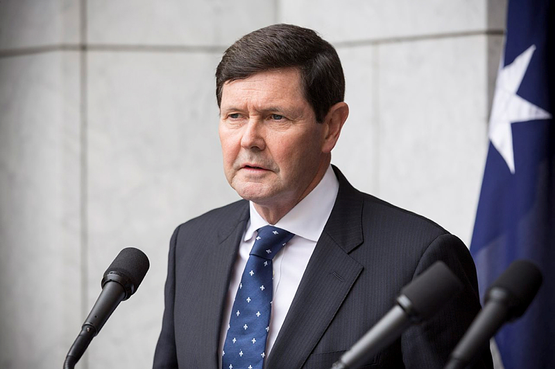 Minister for Defence the Hon. Kevin Andrews MP during the announcement of the next phase of Australia’s contribution to the international Building Partner Capacity (BPC) mission in Iraq at Parliament House, Canberra.
