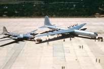 Arrival of the first B-36A at Carswell AFB, Ft. Worth, Texas, June 1948