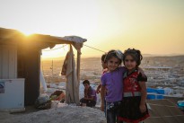 Domiz refugee camp, in northern Iraq, hosts around 65 000 Syrian refugees since its opening in April 2012.
