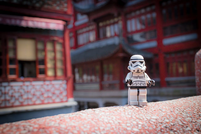 Storm trooper in China