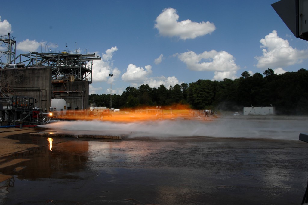 Sparks Fly: Testing 3-D Printed Rocket Injectors (NASA, SLS, 08/29/14)