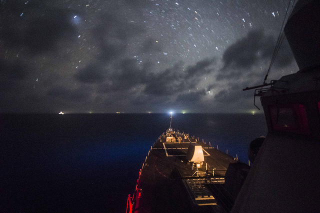 USS Fitzgerald transits the South China Sea