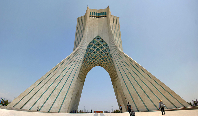 The Azadi Tower, literally the Tower of Freedom, is a symbol of Tehran.