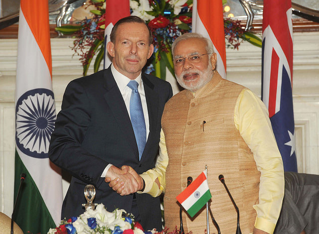 The Prime Minister of Australia Mr Tony Abbott paid a State Visit to India from 4-5 September, 2014