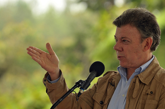 Presidente Juan Manuel Santos en el APP de Manizales