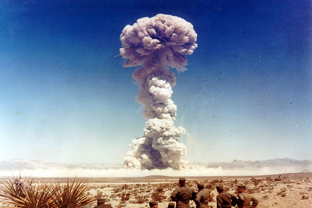 US nuclear weapons test in Nevada in 1951