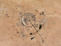 Satellite photo of King Khalid Military City, taken June 30, 2002
